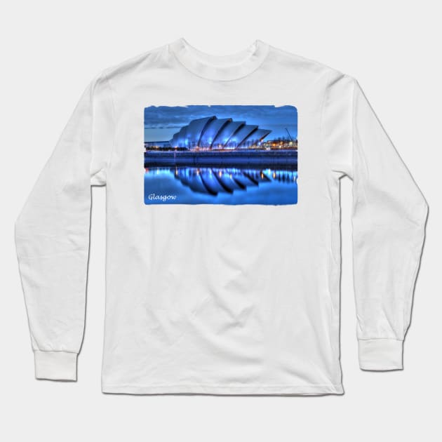 The Armadillo, SEC, Glasgow, Scotland Long Sleeve T-Shirt by JeanKellyPhoto